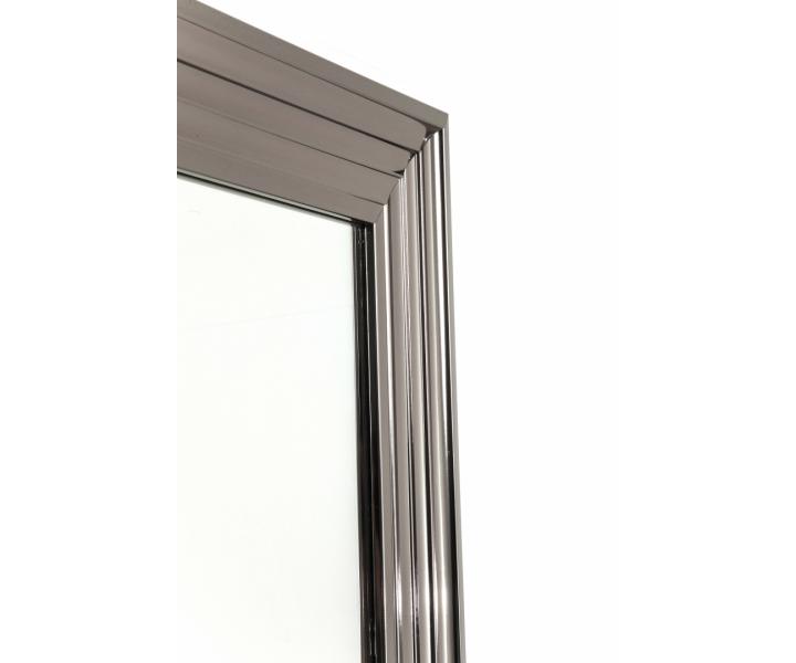 Kadeřnické zrcadlo Kare Frame Silver - stříbrné, 180 x 90 cm - II.jakost, vada na zrcadle