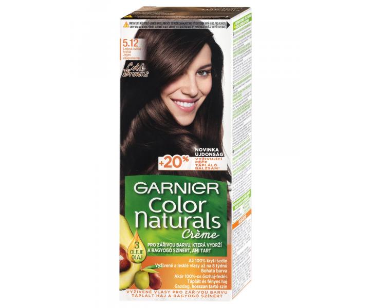 Permanentní barva Garnier Color Naturals 5.12 ledová světle hnědá