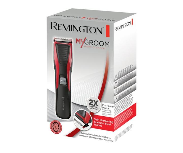 Zastřihovač vlasů Remington My Groom HC5100 - černý/červený