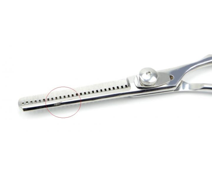 Efilační nůžky Detail Offset 5,5" DHS-TS-1319 - kaz na povrchu