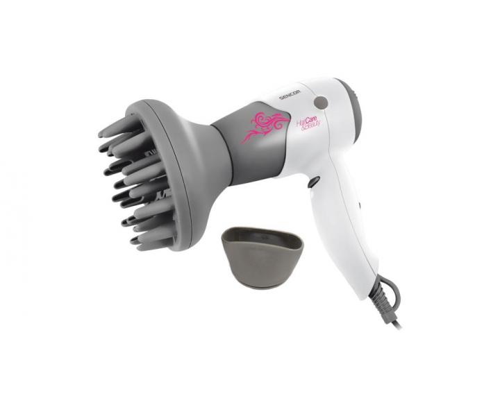 F�n na vlasy s difuz�rem Sencor SHD 6504W - 1400 W, b�lo-�ed�