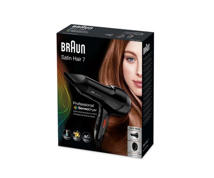 Fén na vlasy s ionizační funkcí Braun HD 785 - černý