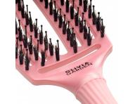 Kartáč Olivia Garden Fingerbrush Combo Medium - perleťově růžový