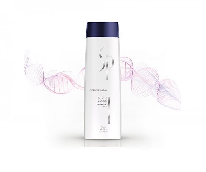 Šampon pro blond a přirozeně šedivé vlasy Wella Professionals SP Silver Blond Shampoo - 250 ml