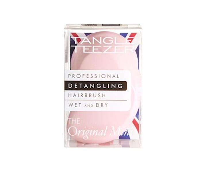Kartáč na rozčesávání vlasů Tangle Teezer Original Mini Millenial Pink - světle růžový