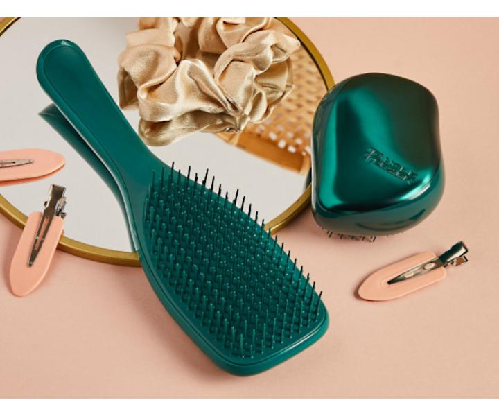 Kartáč na rozčesávání vlasů Tangle Teezer The Ultimate Detangler Green Jungle - tmavě zelený
