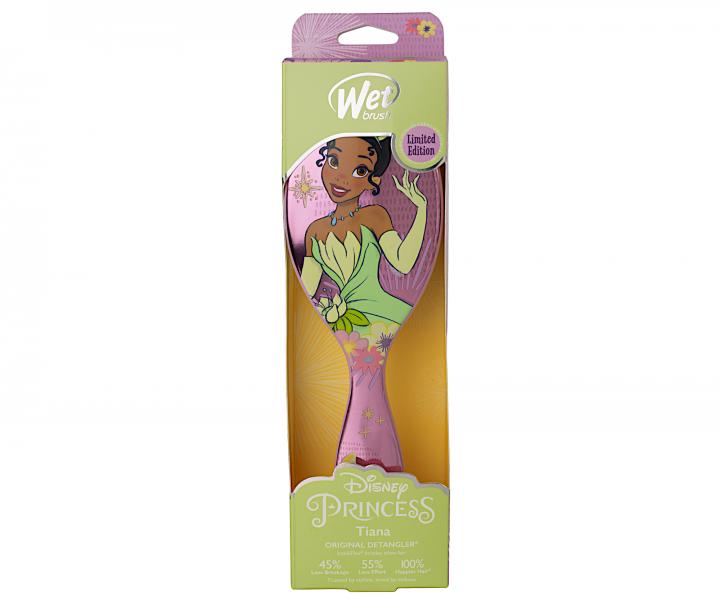 Kart na rozesvn vlas Wet Brush Original Detangler Disney Princess Tiana - svtle rov