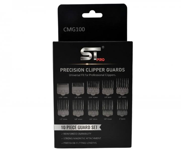 Sada n�hradn�ch magnetick�ch n�stavc� Supreme Trimmer Premium Magnetic Clipper Guards CMG100 - 10 ks