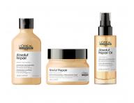 Dárková sada pro suché a poškozené vlasy Loréal Professionnel Serie Expert Absolut Repair Trio