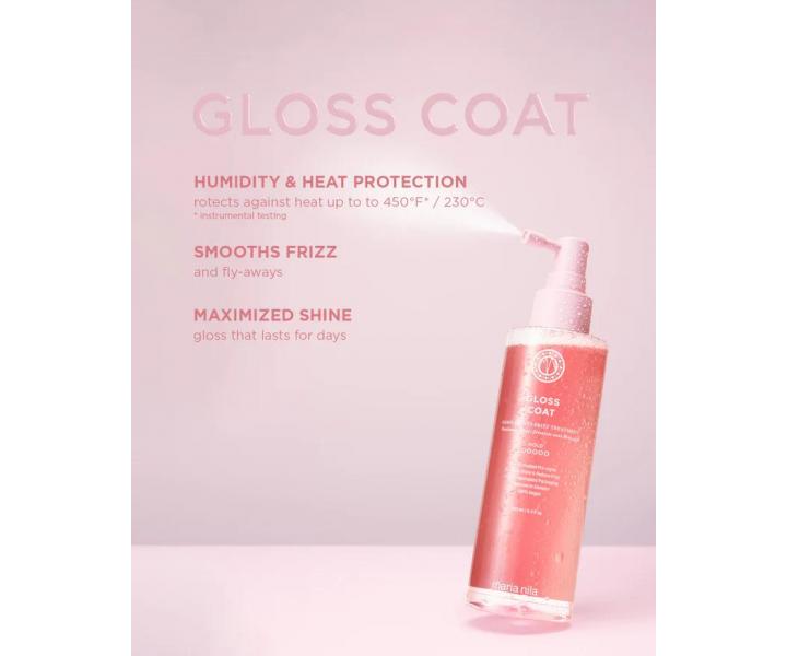 Tepeln� aktivovan� uhlazuj�c� termoochrann� sprej Maria Nila Gloss Coat Leave In Anti-Frizz Treatment - 200 ml