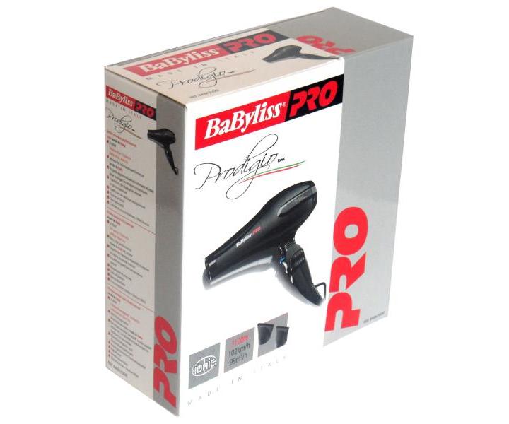 Fén BaByliss Pro Prodigio Ionic - 2100 W - II. jakost - ulomená část plastu