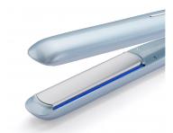 Žehlička na vlasy s duální ionizací Babyliss Hydro-Fusion Styler - světle modrá