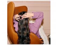 Ozdobn� sk�ipec do vlas� Invisibobble Clipstar Lovers Hug - r��ov� s mramorov�m vzorem
