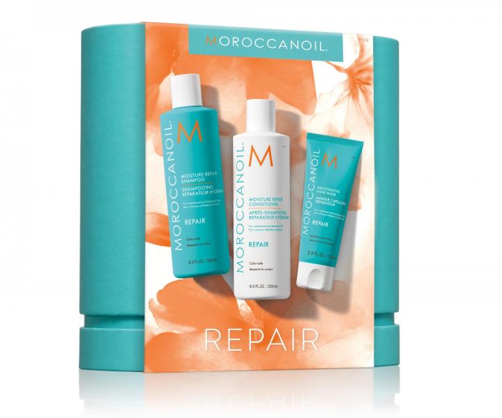 Dárková sada pro regeneraci vlasů Moroccanoil Repair Spring Box