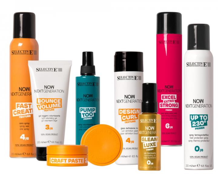Fixan vosk ve spreji Selective Professional Now Next Generation Fast Create Texture - 200 ml
