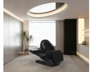 Luxusn� kade�nick� elektricky polohovateln� myc� box SilverFox 6001 - �ern�, b�l� umyvadlo