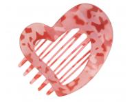 Ozdobn� sk�ipec do vlas� Invisibobble Clipstar Lovers Hug - r��ov� s mramorov�m vzorem