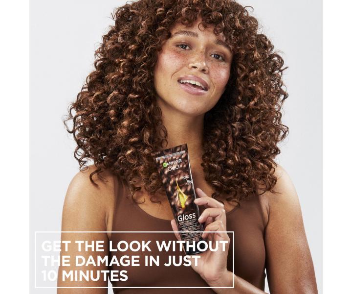 Barvic� maska na vlasy Garnier Olia Gloss Cowboy Copper - 150 ml, tepl� m�d�n�