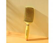 Kart�� na roz�es�v�n� a fouk�n� vlas� s kan��mi a nylonov�mi �t�tinami Sister Young Ovia Hair Brush - �lut�