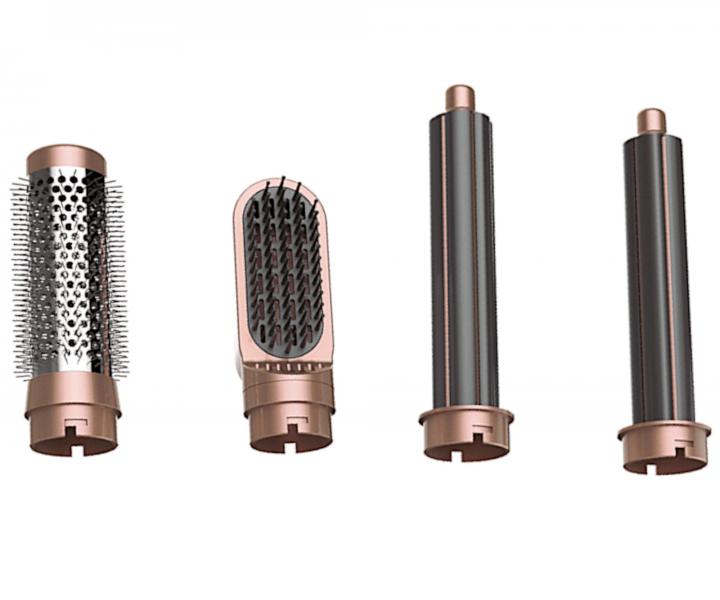 Multifunkční horkovzdušný kartáč Eurostil Professional Penta - 1300 W, bílý