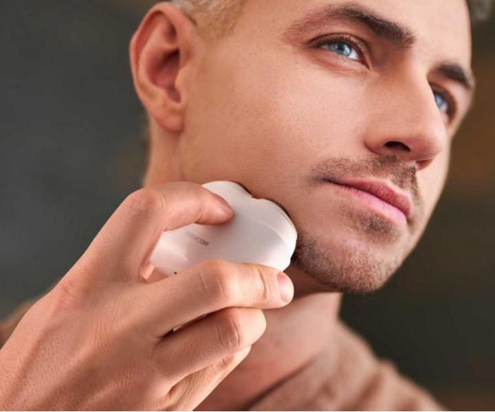 Rota�n� holic� strojek na vousy Sencor Men's Shaver SMS 2100WH - b�l�