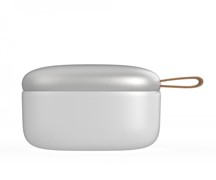 Cestovn� kart�� na vlasy se zrc�tkem Laifen Air Silver - st��brn�