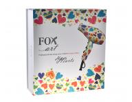 Profesionální fén na vlasy Fox Art Heart - 2100 W, bílý se srdíčky
