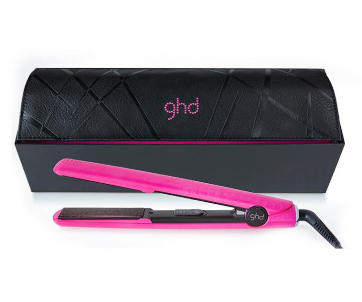 Žehlička na vlasy GHD Gold Classic styler - 25 mm, černá/růžová