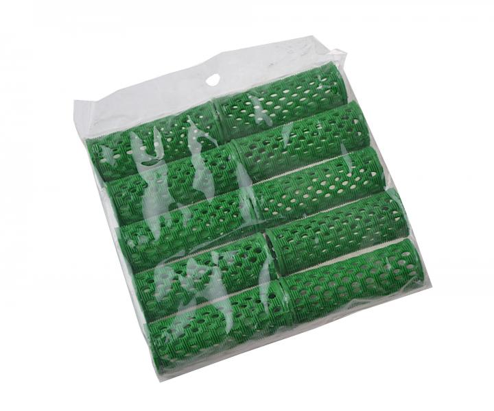Plastov natky na vlasy s jehlami Bellazi - pr. 23 mm, 8 ks, zelen