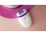 Dámský epilátor Philips Satinelle 2000 BRE225/00 - bílý, fialový