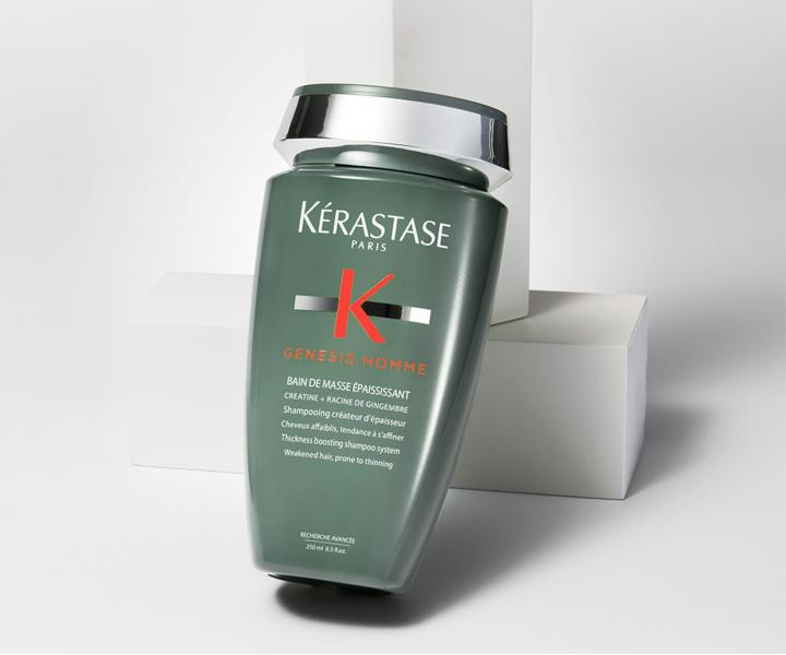 Sada pro poslen a hustotu vlas pro mue Krastase Genesis Homme + ampon 80 ml zdarma