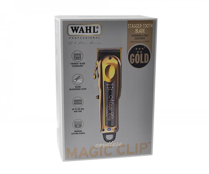 Profesionln strojek na vlasy Wahl Magic Clip Cordless Gold 08148-716 - zlat