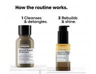 Cestovn� sada pro po�kozen� vlasy Lor�al Professionnel Serie Expert Absolut Repair Molecular Repair & Shine Kit
