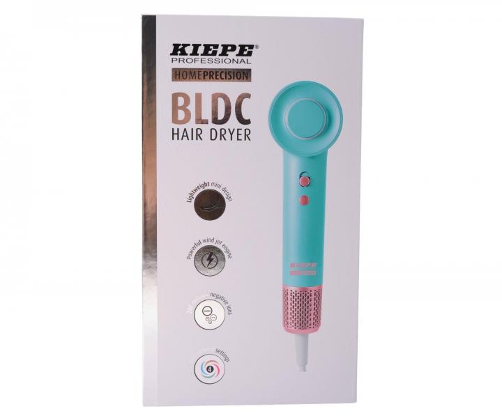 F�n na vlasy Kiepe Professional Home Precision BLDC Hair Dryer - 1100 W, tyrkysov� + kart�� Kiepe zdarma