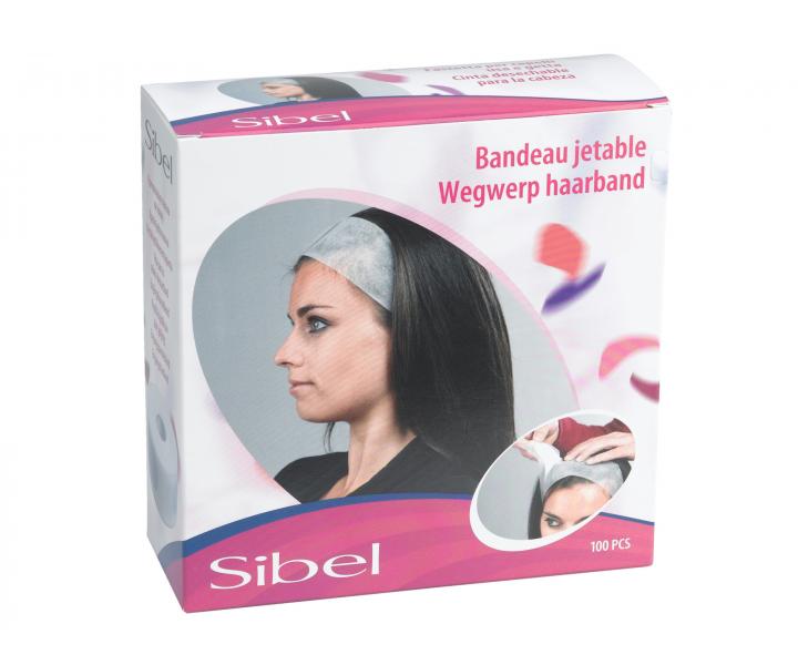 Jednorázové čelenky Sibel - nastavitelná velikost - 100 ks