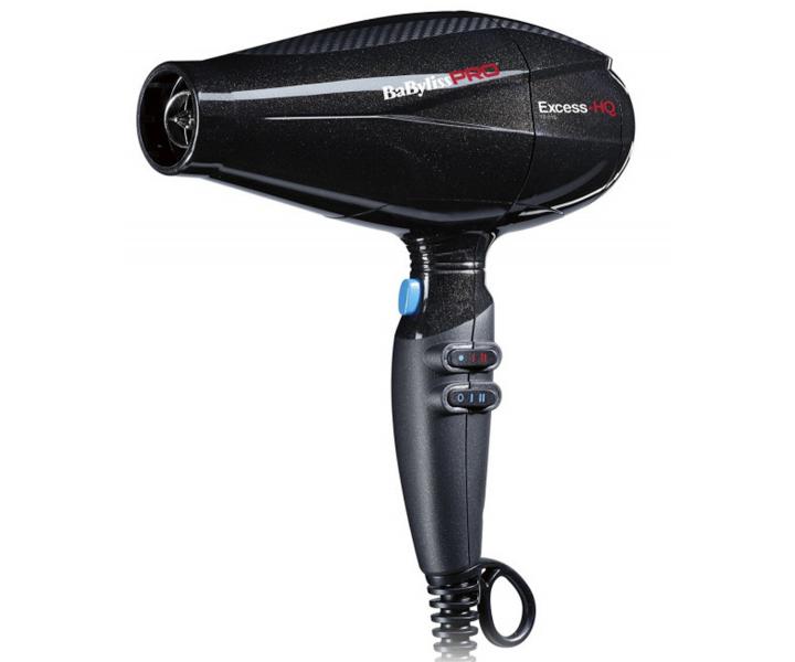 Profesionální fén na vlasy Babyliss PRO Excess-HQ Ionic - 2600 W - černý - rozbalené, pošk. obal