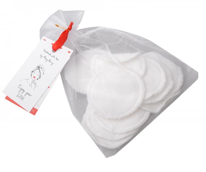 Pratelné odličovací tamponky MaryBerry Baby Face - bílé - 10 ks