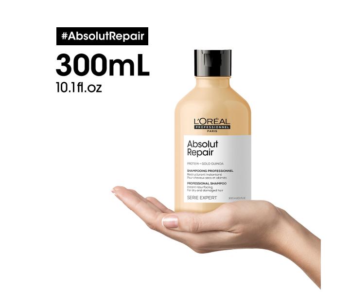 Sada pro such a pokozen vlasy Loral Absolut Repair + poukaz na slubu Metal Detox ZDARMA