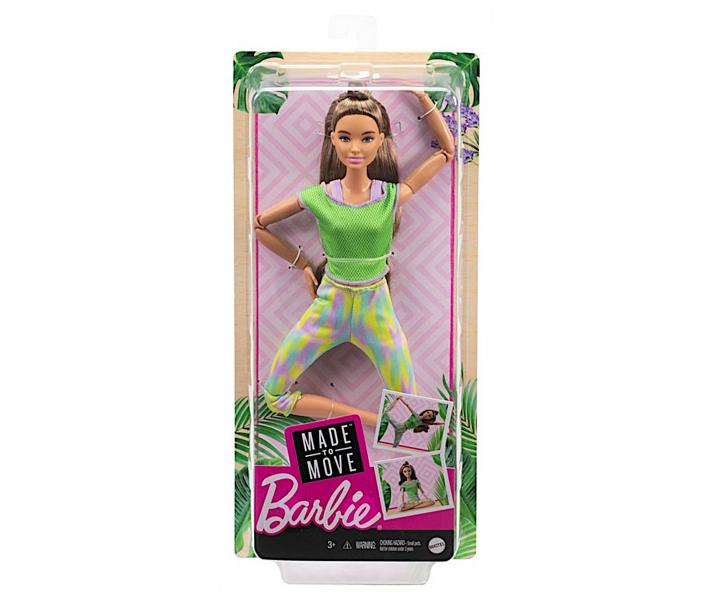 Panenka Barbie Made to Move s 22 ohebnmi klouby