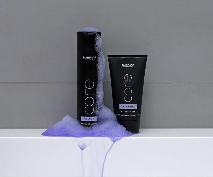 Šampon pro neutralizaci žlutých tónů Subrina Professional Care Colour Silver Shampoo