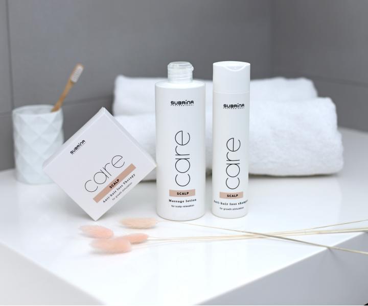 Masážní péče pro podporu růstu vlasů Subrina Professional Care Scalp Massage Lotion - 480 ml