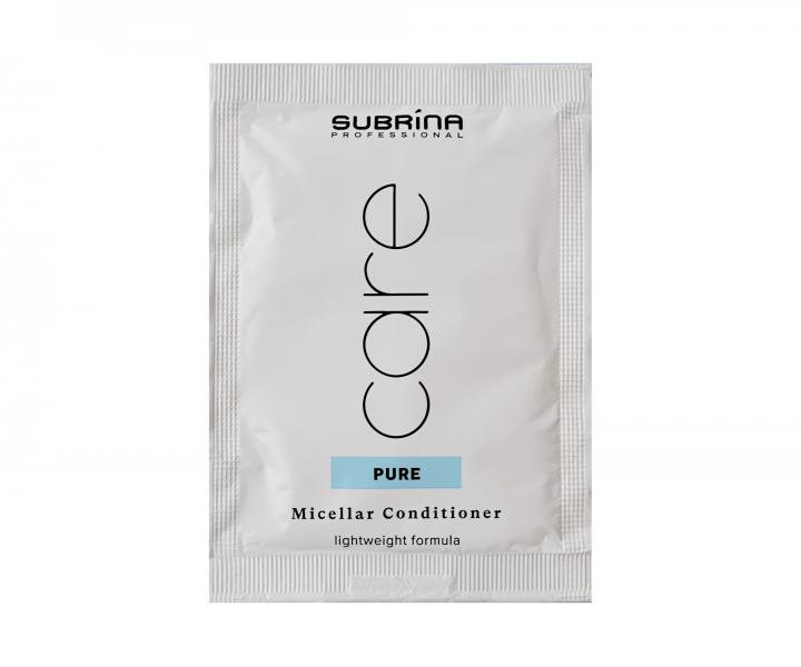Objemov micelrn ampon a kondicionr Subrina Professional Care Pure Set - 2 x 10 ml