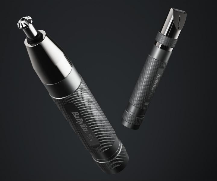 Multifunkční zastřihovač ušních a nosních chloupků BaByliss Ultimate Precision E116E- stříbrný
