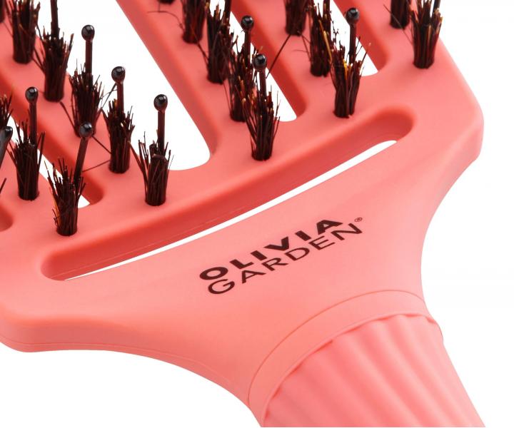 Kartáč Olivia Garden Fingerbrush Combo Medium Radiant Peach - zářivě broskvový