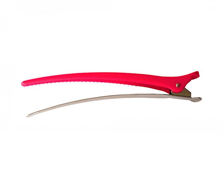 Klipsy do vlasů Duko 2439 - 13,8 cm, nerez/plast, 4 ks