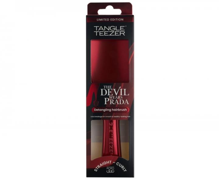 Kart�� na roz�es�v�n� vlas� Tangle Teezer The Ultimate Detangler The Devil Wears Prada - metalicky �erven�/�ern�