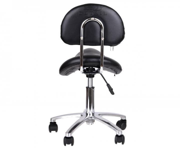 Taburet na kole�k�ch s op�rkou Detail T2 - �ern� (38)