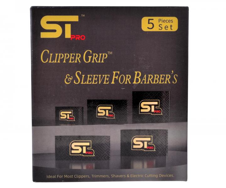 Protiskluzov� n�vleky pro st�ihac� strojky Supreme Trimmer Pro Clipper Grip - �ern�, 5 ks