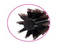 Kulat� d�ev�n� kart�� na vlasy s kan��mi a nylonov�mi �t�tinami Duko 1037 - 15 mm