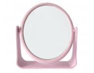 Oboustrann� kosmetick� ov�ln� zrc�tko Duko 1026 se stoj�nkem - r��ov�